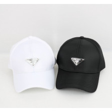 (국내배송) 프라다 정면 로고 볼캡 모자