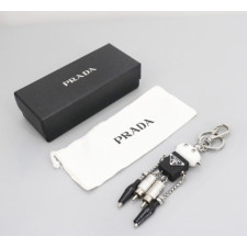 (국내배송) 프라다 로봇 사피아노 가죽 키링&백참