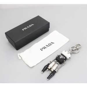 (국내배송) 프라다 로봇 사피아노 가죽 키링&백참