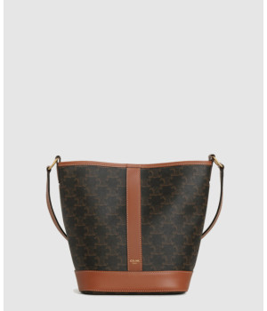 셀린느 스몰 버킷백 트리옹프 캔버스 191442