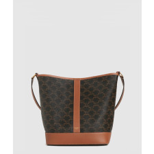 셀린느 미디움 버킷백 트리옹프 캔버스 191132