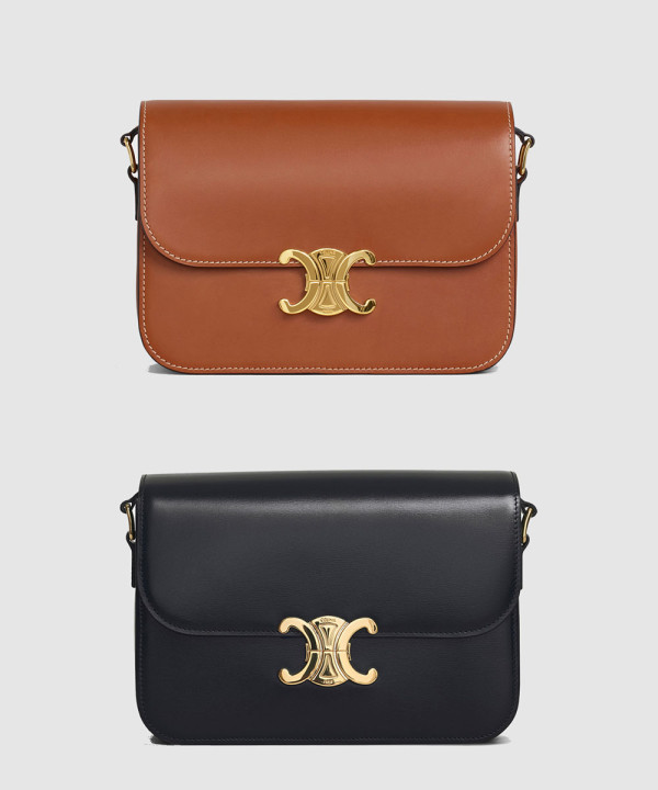 셀린느 미듐 클래식 트리옹프 백 187363