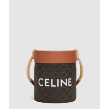 셀린느 트리옹프 프린트 버킷백 196272