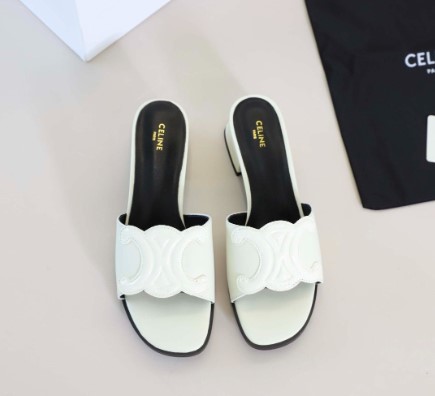 (국내배송) 셀린느 클레망스 뮬 - 램스킨 & 페이던트 카프스킨