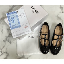 (국내배송) 셀린느 더블 스트랩 메리 제인 발레리나 슈즈