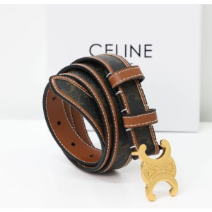 (국내배송) 셀린느 미디엄 트리옹프 캔버스 벨트