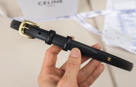 (국내배송) 셀린느 피라미드 웨스턴 벨트