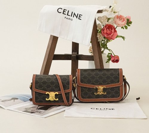 (국내배송) 셀린느 Teen틴 Triomphe트리오페 캔버스 숄더백