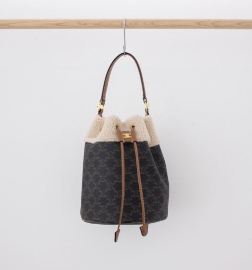 (국내배송) 셀린느 버킷백 클라라백 트리옹프 캔버스