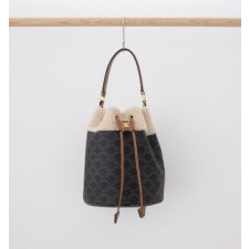 (국내배송) 셀린느 버킷백 클라라백 트리옹프 캔버스