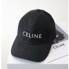 (국내배송) 셀린느 남여공용 레터링 로고 데님 볼캡