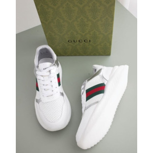 (국내배송) 구찌 웹 화이트 스니커즈