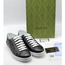 (국내배송) 구찌 블랙 엠보 띠로고 스니커즈