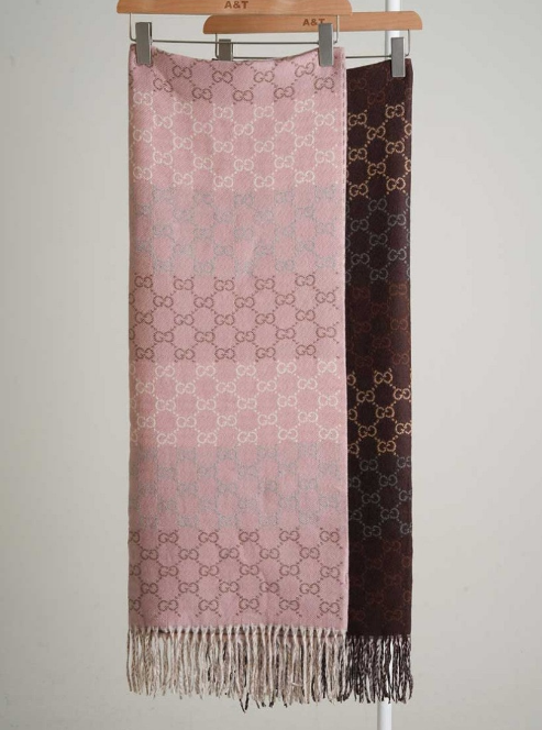 (국내배송) 구찌 GG 울 자가드 스카프 머플러
