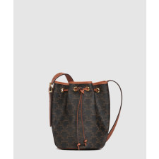 셀린느 트리오페 드로우스트링 버킷백 191142