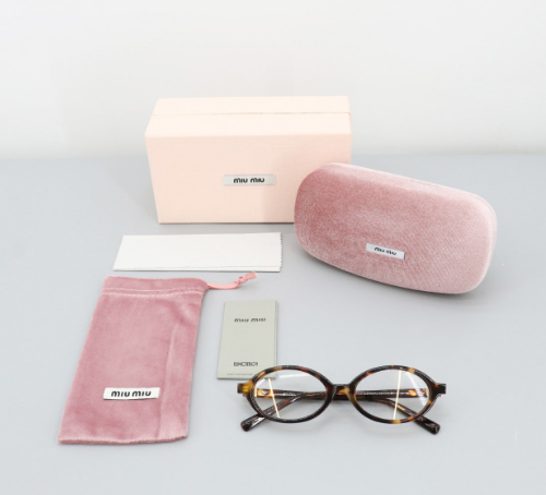 (국내배송) 미우미우 리가드 안경 호피 뿔테