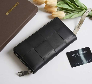 (국내배송) 보테가베네타 빅위빙 지퍼 장지갑