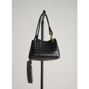 (국내배송) 보테가베네타 블랙 스몰 파라슈트 백