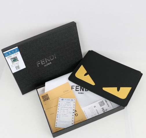 (국내배송) 펜디 0831 블랙 몬스터 클러치백