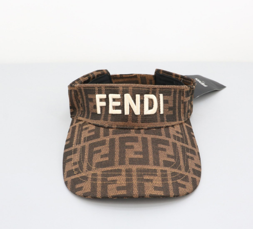 (국내배송) 펜디 로고자수 썬캡 썬바이저