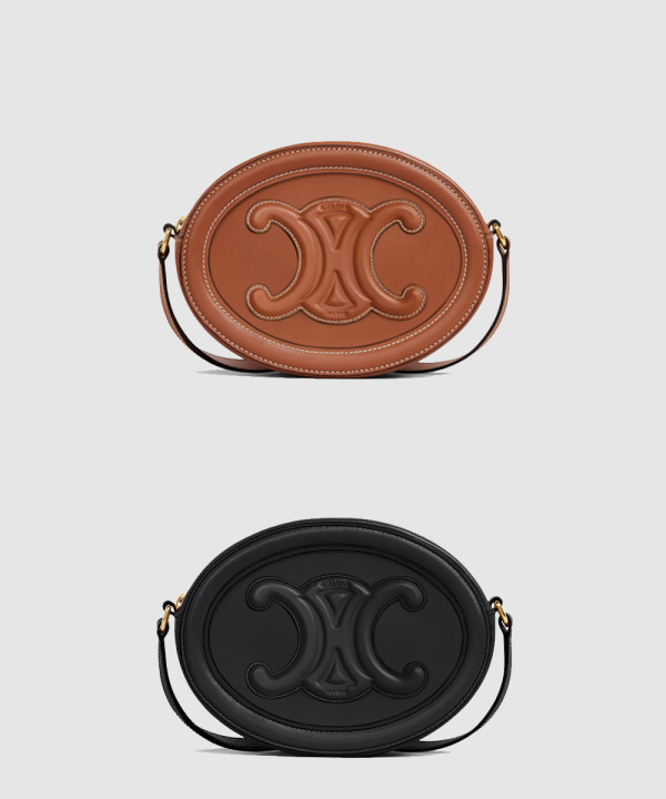 셀린느 트리오페 오벌 크로스백 198603