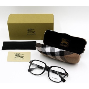 (국내배송) 버버리 로고 사각 스퀘어 뿔테 안경