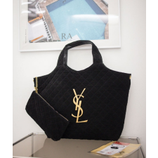 (국내배송) 생로랑 아이케어 맥시 벨벳 쇼퍼백