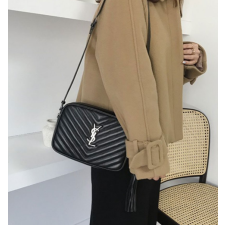 (국내배송) 생로랑 퀄트 레더 LOU 루 카메라백