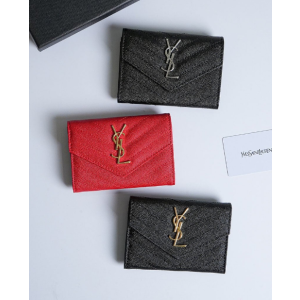 (국내배송) 생로랑 카산드라 마틀라쎄 엔벨롭 반지갑