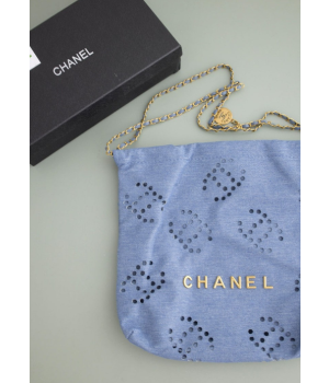 (국내배송) 샤넬 데님 체인 22백