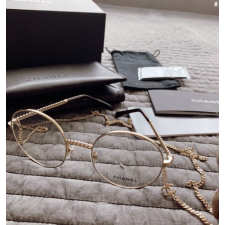(국내배송) 샤넬 빈티지 라운드 체인 골드 안경