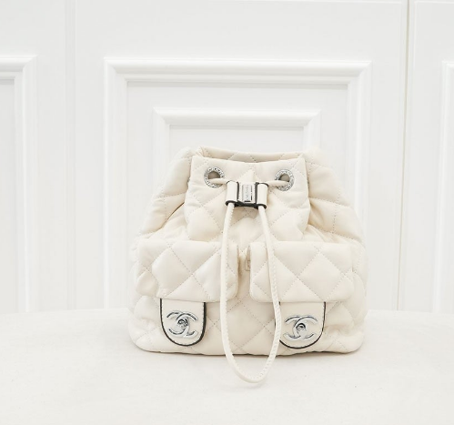 (국내배송) 샤넬 투포킷 드로우스트링 버킷 백팩