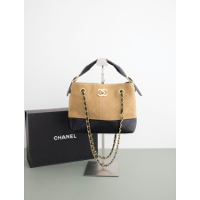 (국내배송) 샤넬 배색 체인 스몰 쇼핑백