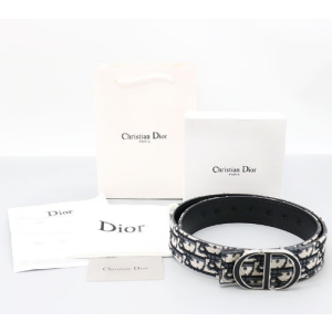(국내배송) 디올 CD 오블리크 자카드 리버서블 레더 벨트