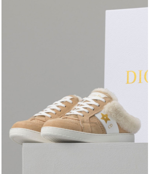 (국내배송) 디올 Dior Star Sneakers Beige Suede Calfskin Beige
