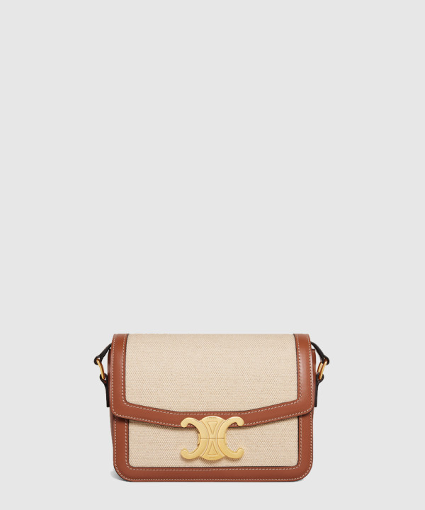 셀린느 틴 트리오페 캔버스 숄더백 188882