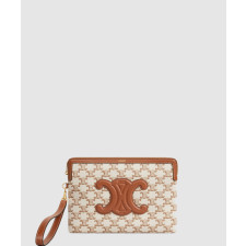 셀린느 스몰 트리옹프 스트랩 파우치 10J502