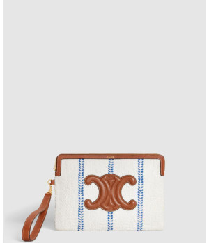 셀린느 스몰 트리옹프 스트랩 파우치 10J502