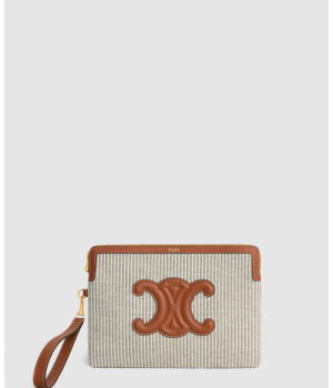 셀린느 스몰 트리옹프 스트랩 파우치 10J502