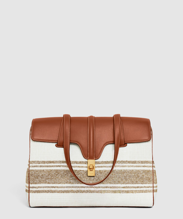 셀린느 미디움 16백 소프트 트위드 숄더백 195542