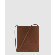 셀린느 트리옹프 스웨이드 버킷백 194953