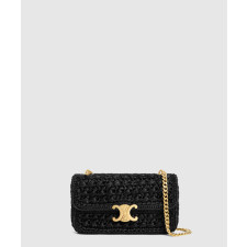 셀린느 클라우드 라피아 이펙트 체인 숄더백 112252