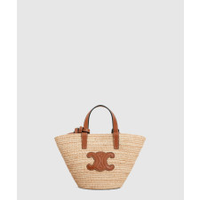 셀린느 나노 서플 라피아 클래식 바스켓백 10M582