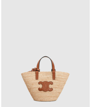 셀린느 나노 서플 라피아 클래식 바스켓백 10M582