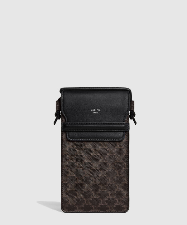 셀린느 트리옹프 플랩 폰 파우치 10G332