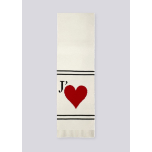 (국내배송) 디올 아무르 울 머플러 에크루 레드