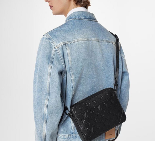 (국내배송) 루이비통 듀오 모노그램 섀도우 레더 메신저백 & 지갑 셋