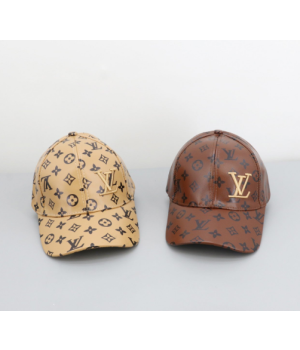 (국내배송) 루이비통 가죽 패턴 볼캡 모자