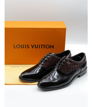 (국내배송) 루이비통 클래식 레이스업 투톤 구두