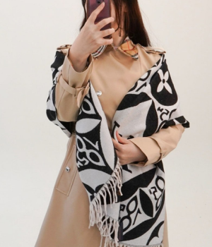 (국내배송) 루이비통 Since 1854 태슬 캐시미어 머플러